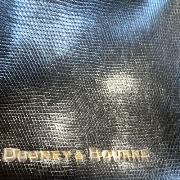 Dooney & Bourke Black and Tan Shoulder Bag - Picture 3 of 6